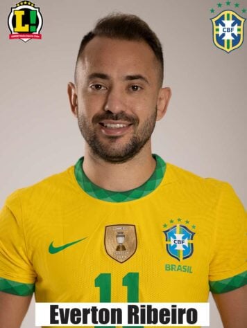 Everton Ribeiro - 6,5 - Entrou na volta do intervalo, e marcou o seu gol com qualidade em boa trama da Seleção Brasileira.