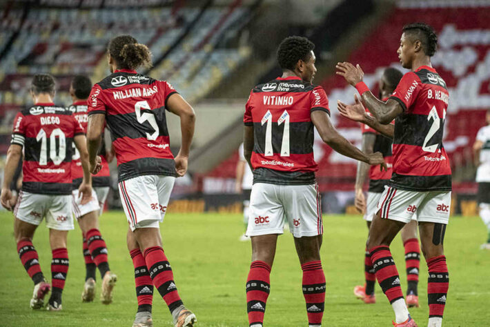 Flamengo: eliminou o Coritiba com placar agregado de 3 a 0.