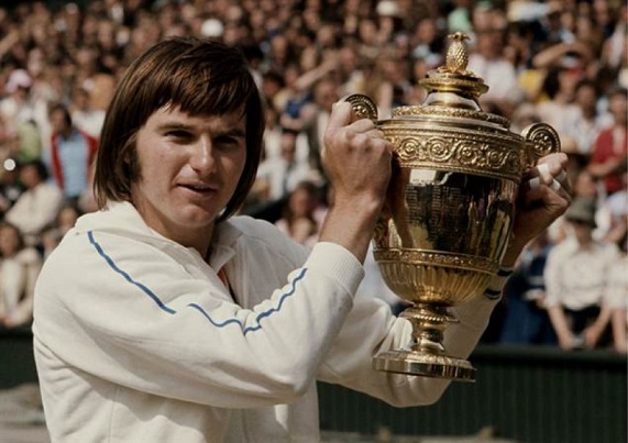 O americano Jimmy Connors também conquistou oito títulos de Grand Slam.
