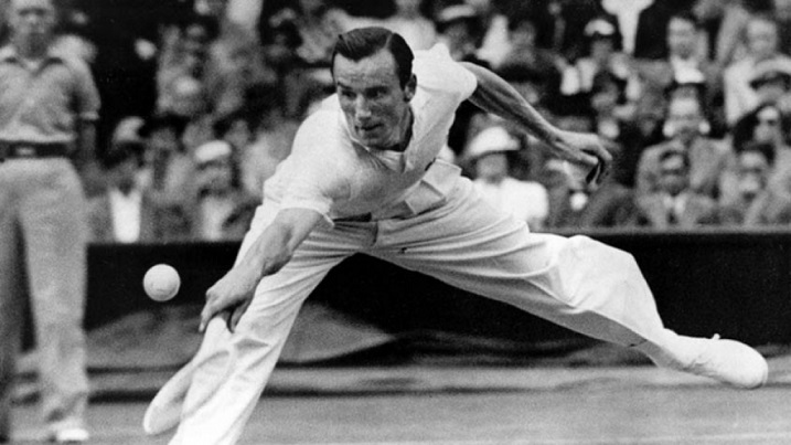 O britânico Fred Perry também conquistou oito títulos de Grand Slam.
