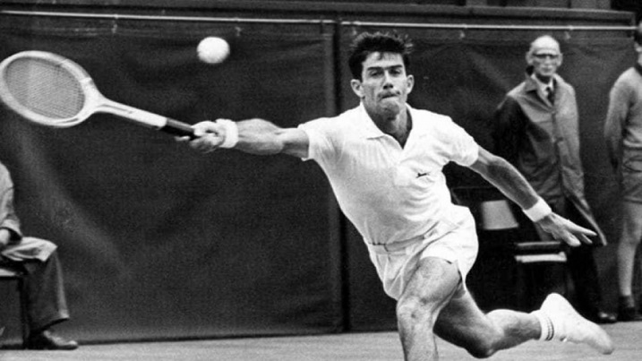 O australiano Ken Rosewall também conquistou oito títulos de Grand Slam.