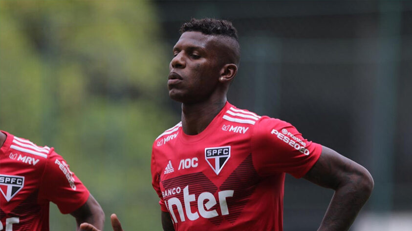 Arboleda - o zagueiro equatoriano de 29 anos tem vínculo com o São Paulo até junho de 2022.