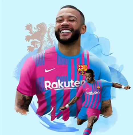 FECHADO - O atacante Memphis Depay foi anunciado como novo reforço do Barcelona neste sábado. O jogador chega sem custos após fim de contrato com o Lyon e assina vínculo com a equipe blaugrana por duas temporadas. É o segundo reforço para o ataque de Ronald Koeman após a chegada de Aguero.