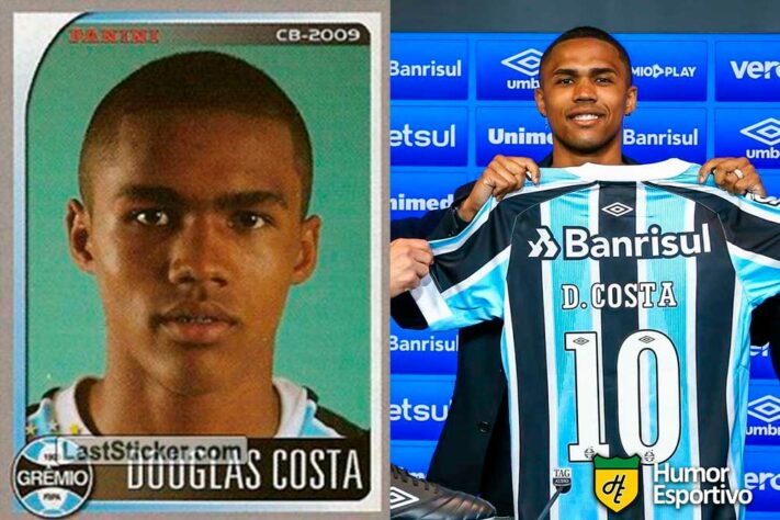 Douglas Costa jogou o Brasileirão 2009 pelo Grêmio. Inicia o Brasileirão 2021 com 30 anos e jogando pelo Grêmio novamente.