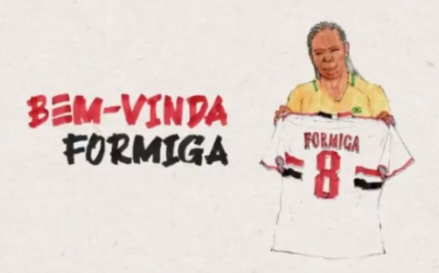 FECHADO - O São Paulo anunciou a volta da histórica jogadora de futebol Formiga. Em um vídeo publicado nas contas do clube, a jogadora conta um pouco de sua trajetória e anuncia estar de volta à sua casa.