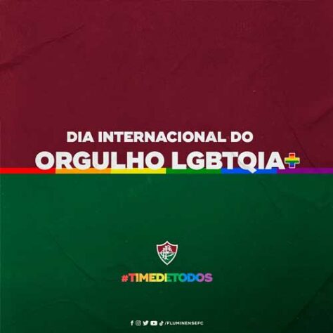 O Tricolor Carioca também fez ações de conscientização dentro e fora de campo. O zagueiro Nino, capitão do Fluminense durante a partida contra o Corinthians neste domingo, vestiu uma braçadeira com as cores da bandeira LGBTQIA+, além do clube publicar uma arte em suas redes sociais afirmando que tem um compromisso "de luta contra a LGBTfobia”.