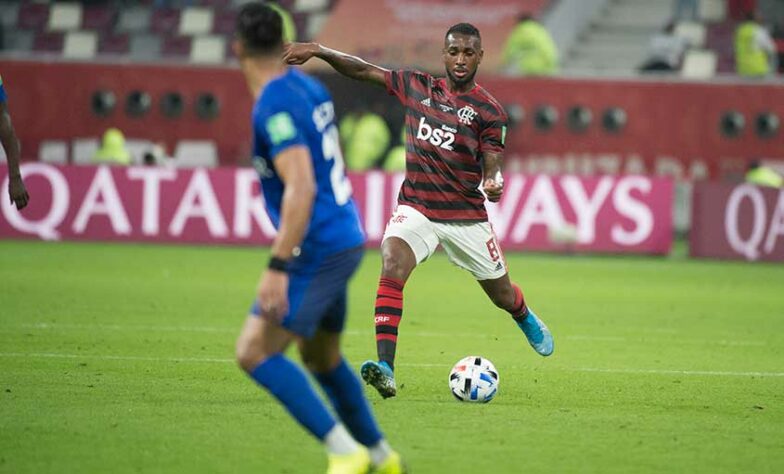 Gerson em ação pelo Al Hila, no Mundial de Clubes de 2019.