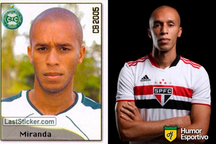 Miranda defendeu o Coritiba no Brasileirão 2005. Em 2021, aos 36 anos, volta a disputar o Brasileirão vestindo as cores do São Paulo.