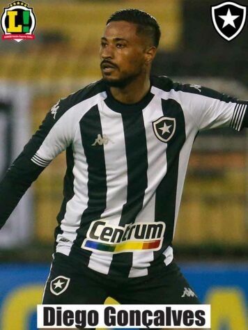 Diego Gonçalves - 6,5 - Foi uma das principais peças do Botafogo, principalmente no primeiro tempo, quando aproveitou bem os espaços em contra-ataque. Fez uma ótima jogada individual que terminou no primeiro pênalti convertido por Chay. 
