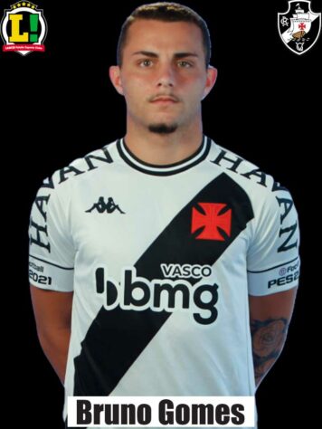 Bruno Gomes - 5,5 - Jogando mais recuado, como primeiro homem do meio-campo, o jogador teve uma atuação regular, acima dos companheiros. Apareceu algumas vezes na frente e foi um dos que salvaram no coletivo do Vasco. 