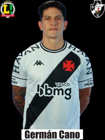 Germán Cano - 5,5 - Nas poucas vezes em que a bola chegou, finalizou bem e levou algum perigo ao gol adversário. Porém, o Vasco pouco criou no jogo e o jogador ficou isolado brigando pela bola na frente. No segundo tempo, deu um belo passe para Sarrafiore, que desperdiçou a chance.