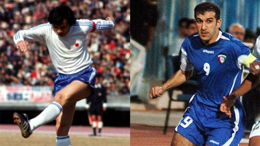 O japonês Kunishige Kamamoto também aparece com a mesma média de 0,99 gols por jogo que Puskás teve. Com 75 gols em 76 partidas, o ex-jogador empata com Bashar Abdullah, do Kuwait, que fez 134 jogos pelo seu país.
