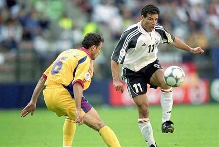 Paulo Rink (Alemanha) - Em 2000, foi a vez de Paulo Rink defender a Alemanha na Euro. O ex-atacante ganhou projeção com a camisa do Athletico e foi para o Bayer Leverkusen, pelo qual se destacou. 