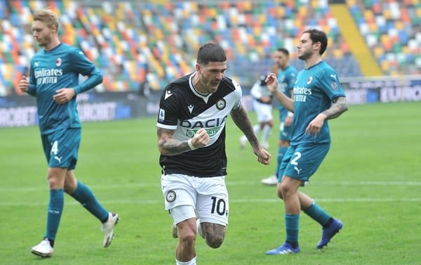 17º lugar: Rodrigo de Paul - Meia - Argentina - Udinense - Valor segundo o Transfermarkt: 38 milhões de euros (aproximadamente R$ 227,46 milhões)