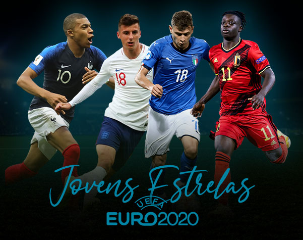 A Eurocopa terá início na próxima sexta-feira (11), e contará com diversos craques do futebol em suas 24 seleções. O LANCE! mostra vinte jovens estrelas que podem brilhar na competição.