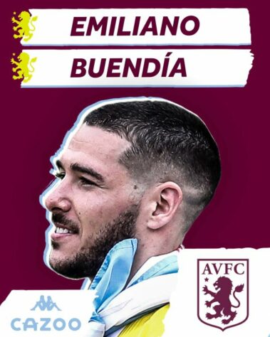 3º: Emiliano Buendía - Meia - 24 anos - Último clube: Norwich City - Destino: Aston Villa - Valor do negócio: 38,4 milhões de euros ( aproximadamente R$ 227,74 milhões)