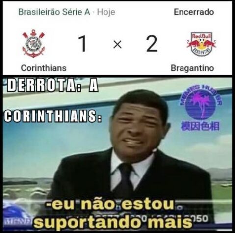 Brasileirão: os melhores memes de Corinthians 1 x 2 RB Bragantino