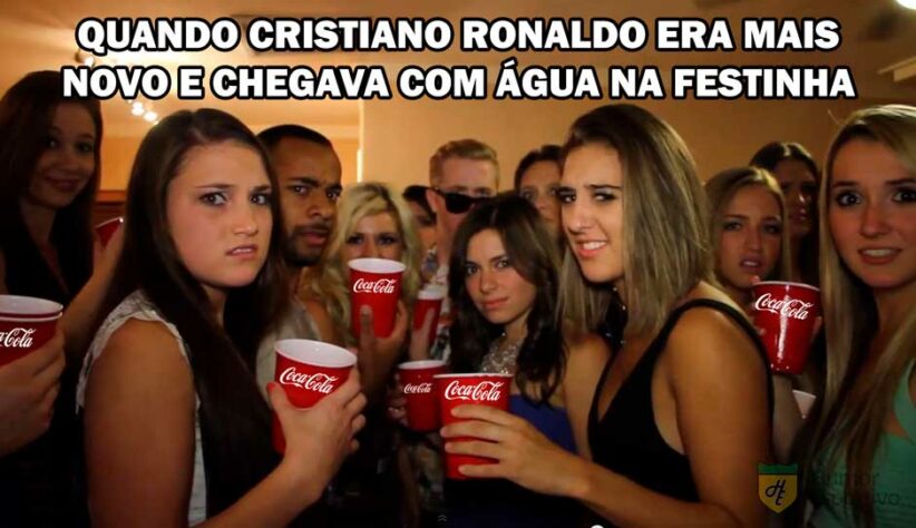 Torcedores fazem memes com Cristiano Ronaldo e Coca-Cola em coletiva da Eurocopa