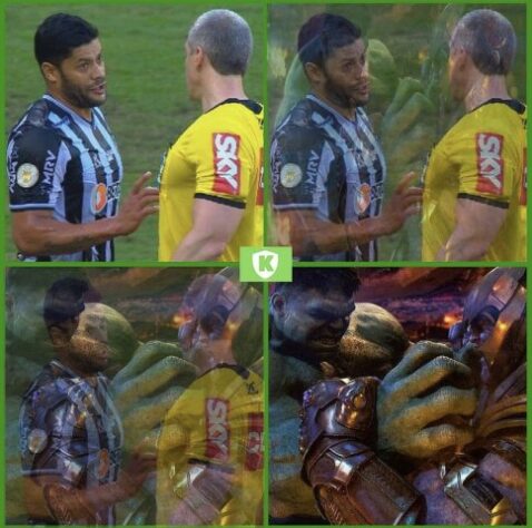 Hulk x Daronco? Encontro de "fortões" rendeu memes nas redes sociais