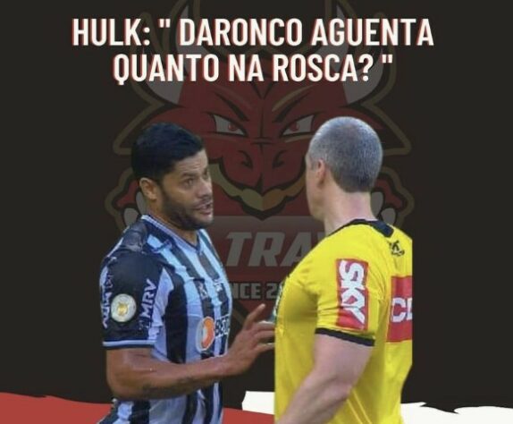 Hulk x Daronco? Encontro de "fortões" rendeu memes nas redes sociais