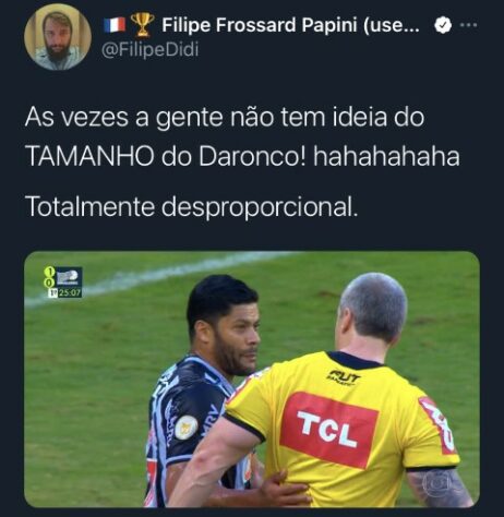 Hulk x Daronco? Encontro de "fortões" rendeu memes nas redes sociais