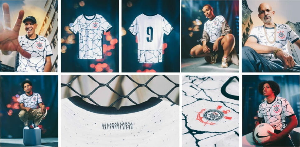 O Corinthians e a Nike lançaram nesta terça-feira a nova camisa 1 do clube para a temporada. O modelo é inspirado na alma corintiana e na luta para a quebra de barreiras. A campanha contou com participações especiais, como a do jovem atleta da base Guilherme Biro. Confira as fotos na galeria a seguir: