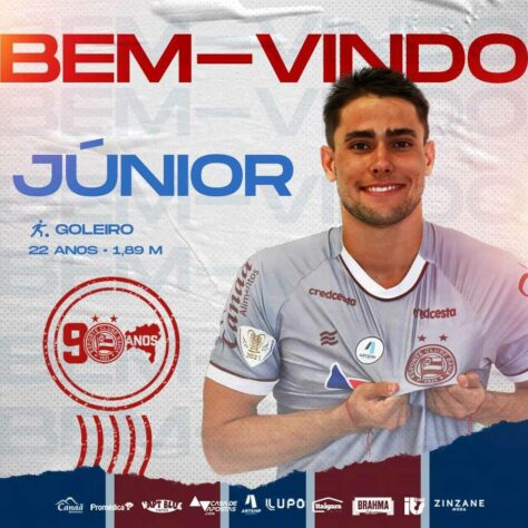 Denis Júnior – goleiro – 22 anos – emprestado ao Bahia até dezembro de 2021 – contrato com o São Paulo até junho de 2022