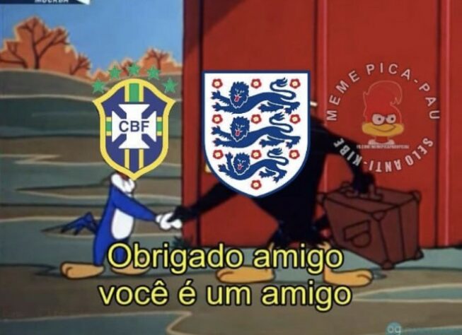 Com a derrota por 2 a 0 para a Inglaterra, alemães deixam a competição nas oitavas e encerram ciclo de Joachim Löw à frente da seleção. Zoações com algoz brasileiro de 2014 e ironias com grupo da morte fizeram sucesso nas redes. Confira! (Por Humor Esportivo)