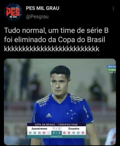 Copa do Brasil: Cruzeiro sofre com memes após eliminação para a Juazeirense