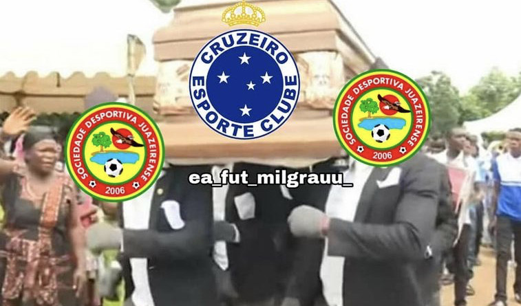 Time mineiro foi derrotado por 1 a 0 no tempo normal e acabou eliminado da Copa do Brasil nos pênaltis. Nos memes, rivais lembraram que o Cruzeiro ainda é o lanterna da Série B. Confira! (Por Humor Esportivo)