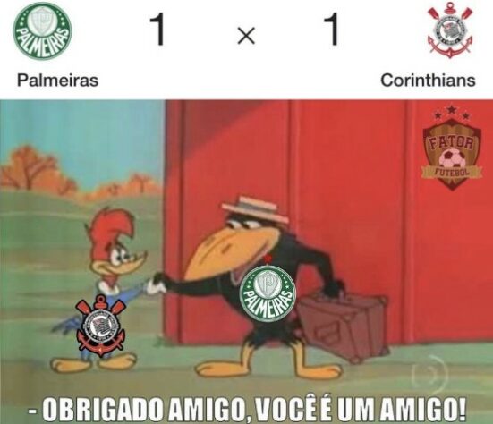 Brasileirão: os memes de Palmeiras 1 x 1 Corinthians