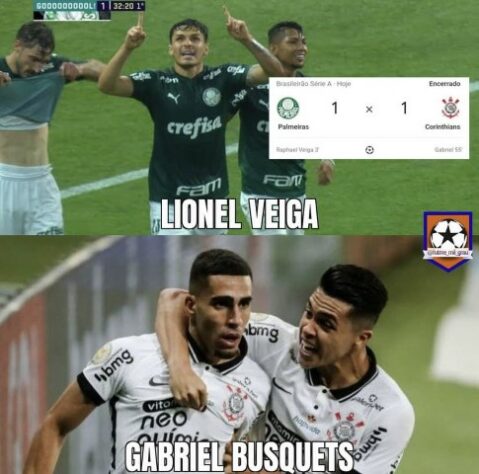 Brasileirão: os memes de Palmeiras 1 x 1 Corinthians