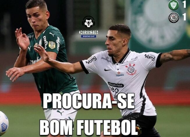 Brasileirão: os memes de Palmeiras 1 x 1 Corinthians