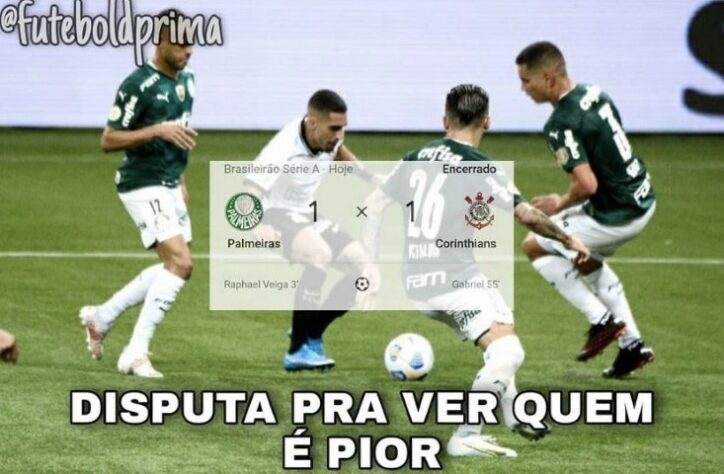 Brasileirão: os memes de Palmeiras 1 x 1 Corinthians