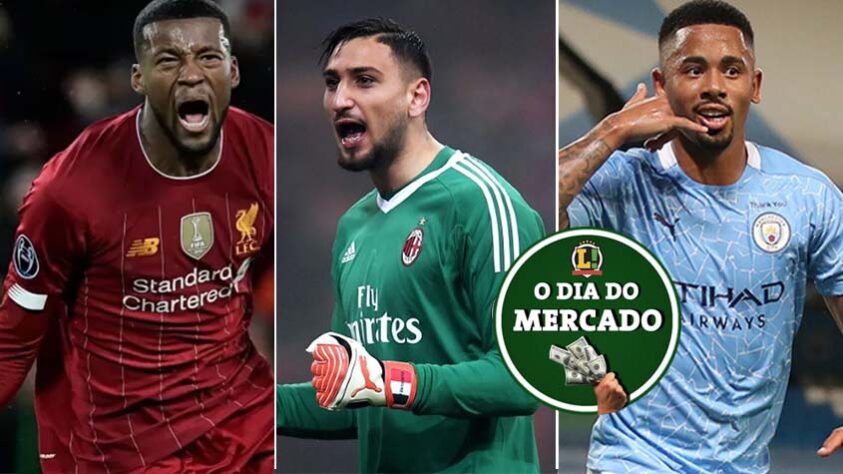 PSG tenta ousadia no mercado e buscar dar chapéu em dois rivais europeus para se reforçar com jogadores de destaque para a próxima temporada, como Wijnaldum e Donnarumma. Gabriel Jesus e mais dois nomes do Manchester City interessam a um clube europeu e com a insatisfação desses atletas, o negócio se torna possível. Tudo isso e muito mais no fim de semana do Mercado.