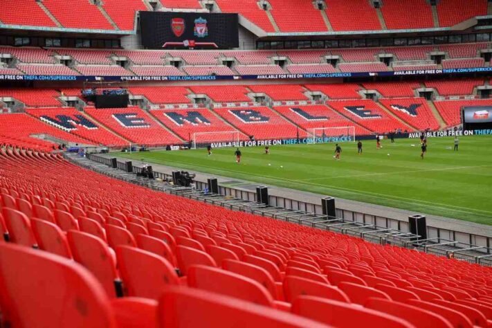 O Estádio de Wembley, com capacidade para 90 mil pessoas, terá 25% da capacidade liberada para o público (cerca de 22,5 mil pessoas). Receberá jogos da fase de grupos, as duas semifinais e a grande final.
