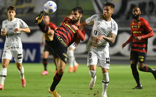 SPORT: Sobe – Sabino – O ex-defensor santista ganhou quase todas as disputas que participou. O empate para o Sport foi um prêmio para a equipe, que pouco deixou o Santos entrar em sua área. // Desce – Thiago Neves – Perdeu a grande chance do Sport na partida, quando em um contra-ataque teve a chance de empurrar a bola para as redes, mas falhou na hora h.