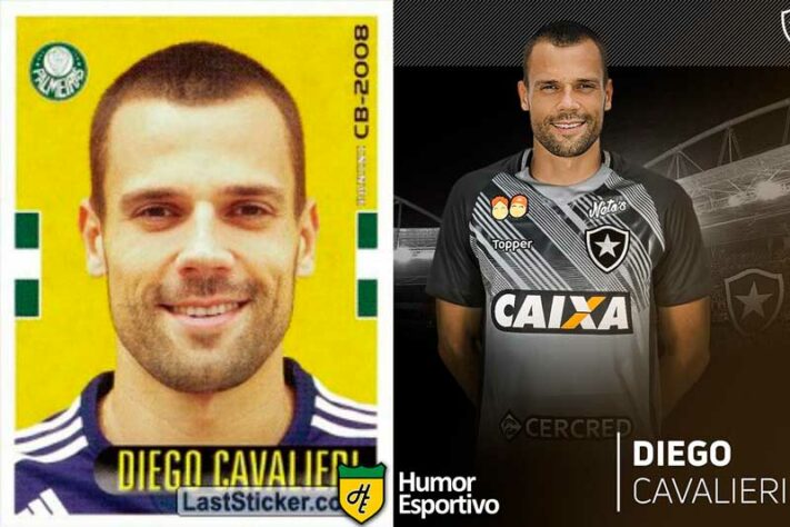 Série B - Diego Cavalieri jogou pelo Palmeiras em 2008. Inicia o Brasileirão 2021 com 38 anos e jogando pelo Botafogo.