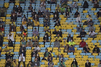 Convidados da CONMEBOL marcaram presença na final da Copa América 2021.