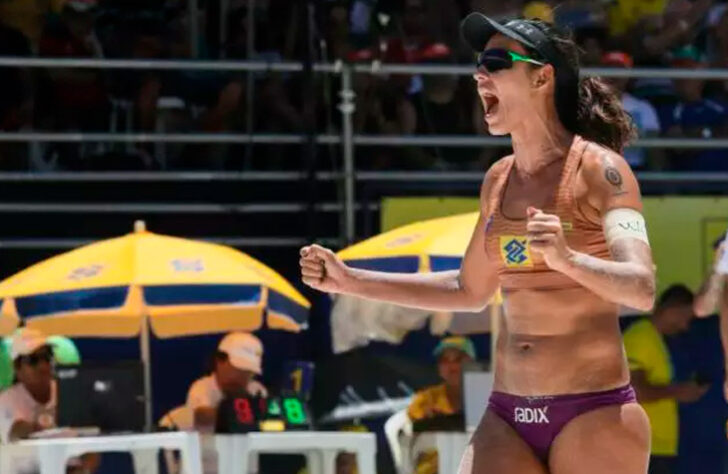 Talita Antunes foi campeã do Circuito Mundial de Vôlei de Praia.