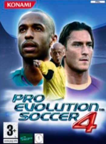 Pro Evolution Soccer 4, PES, lançado em 2004