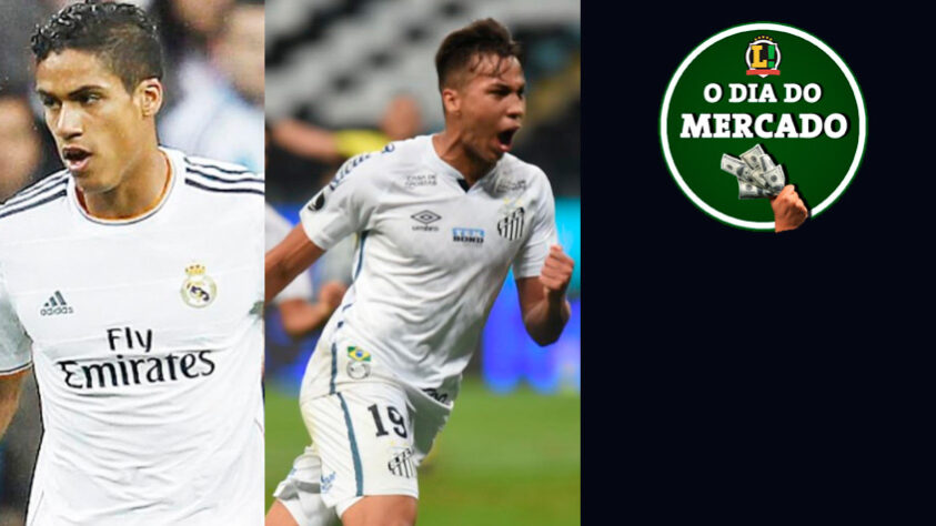 A semana do mercado futebolístico começou quente. Detalhes separam zagueiro francês de trocar o Real Madrid pelo Manchester United, a Juventus acertou com o ataque do Santos Kaio Jorge, Borja falou aonde atuará no restante da temporada... Essas e outras notícias você confere na galeria do LANCE! com o Dia do Mercado. Confira!