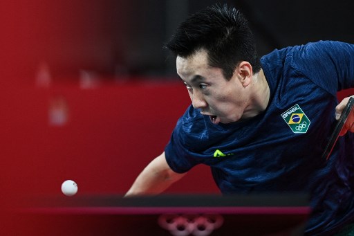 Gustavo Tsuboi perdeu para o chinês Lin Yun-ju por 4 sets a 2 nas oitavas de final dos Jogos Olímpicos.