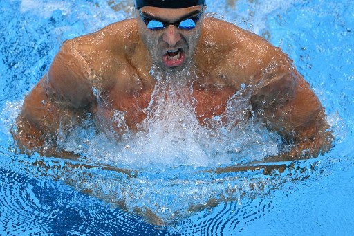 Vinicius Lanza ficou em primeiro lugar na segunda bateria do 200m individual medley na natação, mas o tempo foi insuficiente para que avançasse à próxima etapa.