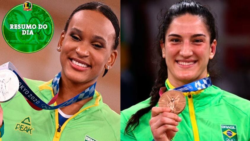 Foi um dia histórico para o Brasil nos Jogos Olímpicos de Tóquio 2020. Mayra Aguiar quebrou recorde no judô e Rebeca Andrade conquistou uma medalha inédita na ginástica artística feminina. O dia ainda teve vitória no vôlei e muito mais. Confira o resumo do LANCE!. 