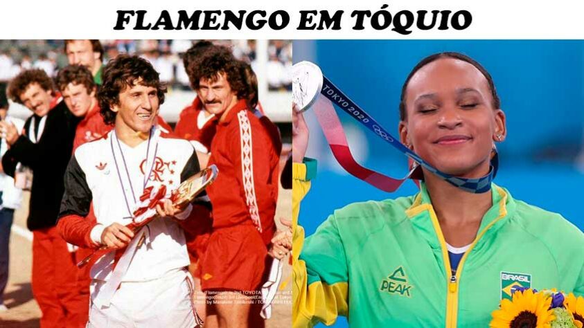Torcedores do Flamengo foram às redes sociais após prata de Rebeca Andrade em Tóquio