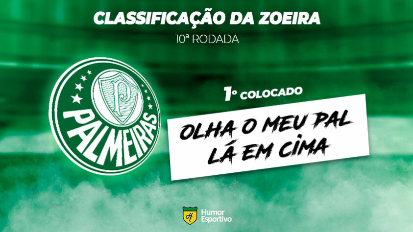 Classificação da Zoeira: 1º colocado - Palmeiras