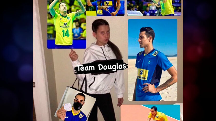 Douglas Souza tem conquistado os torcedores com seu carisma nas mídias sociais e também sua competência em quadra