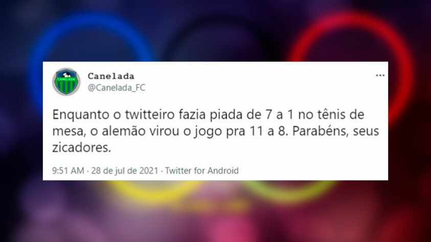 Olimpíadas de Tóquio: internautas fazem memes e piadas com 7 a 1 do Brasil sobre Alemanha no tênis de mesa