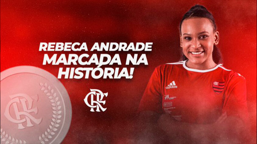 O que a Rebeca Andrade e do Flamengo?